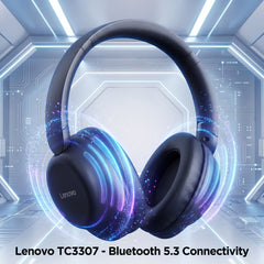 Original Lenovo TC3307 Gaming Headphones Wireless Bluetooth 5.3 Foldable Stereo Headset