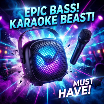 2008 GTS Wireless Bluetooth Karaoke Speaker – The Ultimate Portable Party Speaker