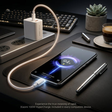 Xiaomi USB Type-C to Type-C 100W Fast Charging Cable (1.5M) – Original PD Fast Charge Cable for Phones, Tablets & Laptops
