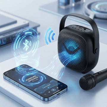 2008 GTS Wireless Bluetooth Karaoke Speaker – Portable Party Speaker with Wireless Microphone