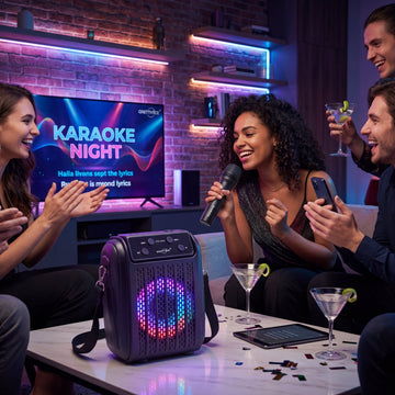GREATNICE GTS-2005 Portable Wireless Karaoke Speaker – Bluetooth Speaker with Microphone for Parties, Travel & Outdoor Entertainment