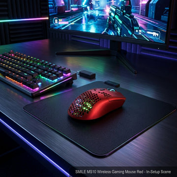 Wireless RGB Gaming Mouse MS10 – Rechargeable RGB Mouse for Gaming, Work & Everyday Use