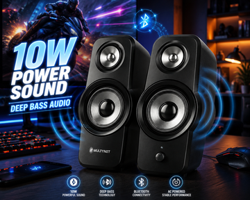 Multynet AC-800 Bluetooth Power Speaker – Premium Sound for TV, Gaming & Home Entertainment