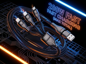 Flash Series II 3 in 2 200W Fast Charging Cable – The Ultimate Multi Charging Solution