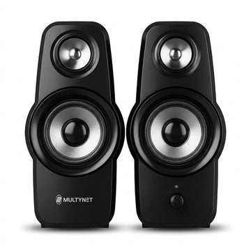 Multynet AC-800 Bluetooth Power Speaker – Slim Design Heavy Bass Computer & TV Speakers For LED TV, LCD, Laptop, PC Computer, Smartphones, Tablets