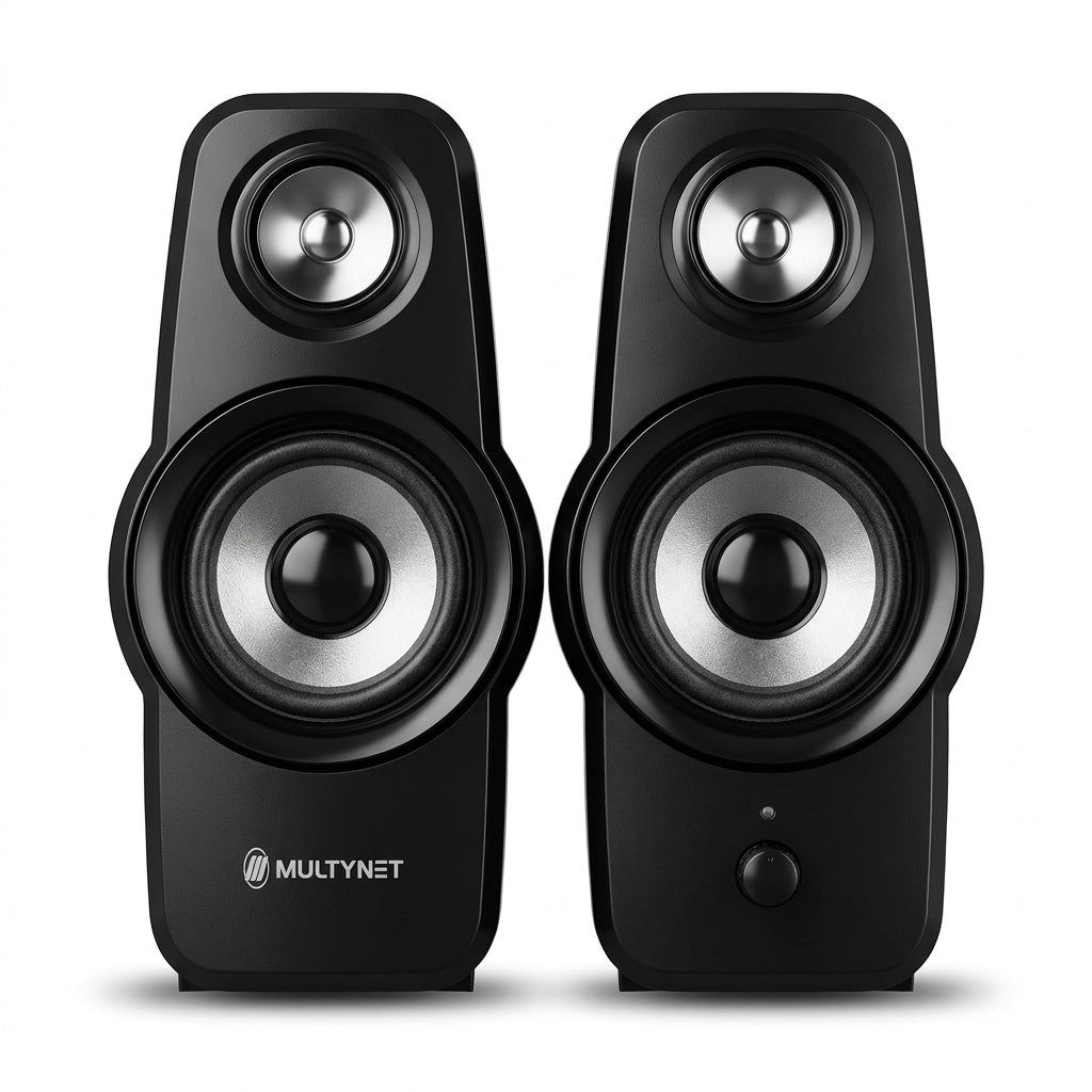 Multynet AC-800 Bluetooth Power Speaker – Slim Design & Heavy Bass For LED TV, PC, Laptop & Smartphones