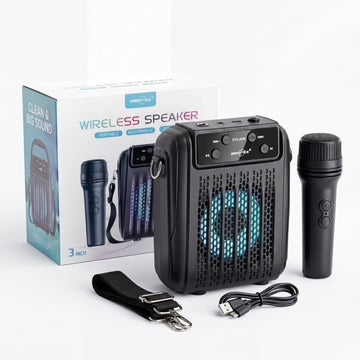 GTS-2005 Portable Wireless Karaoke Speaker with Microphone