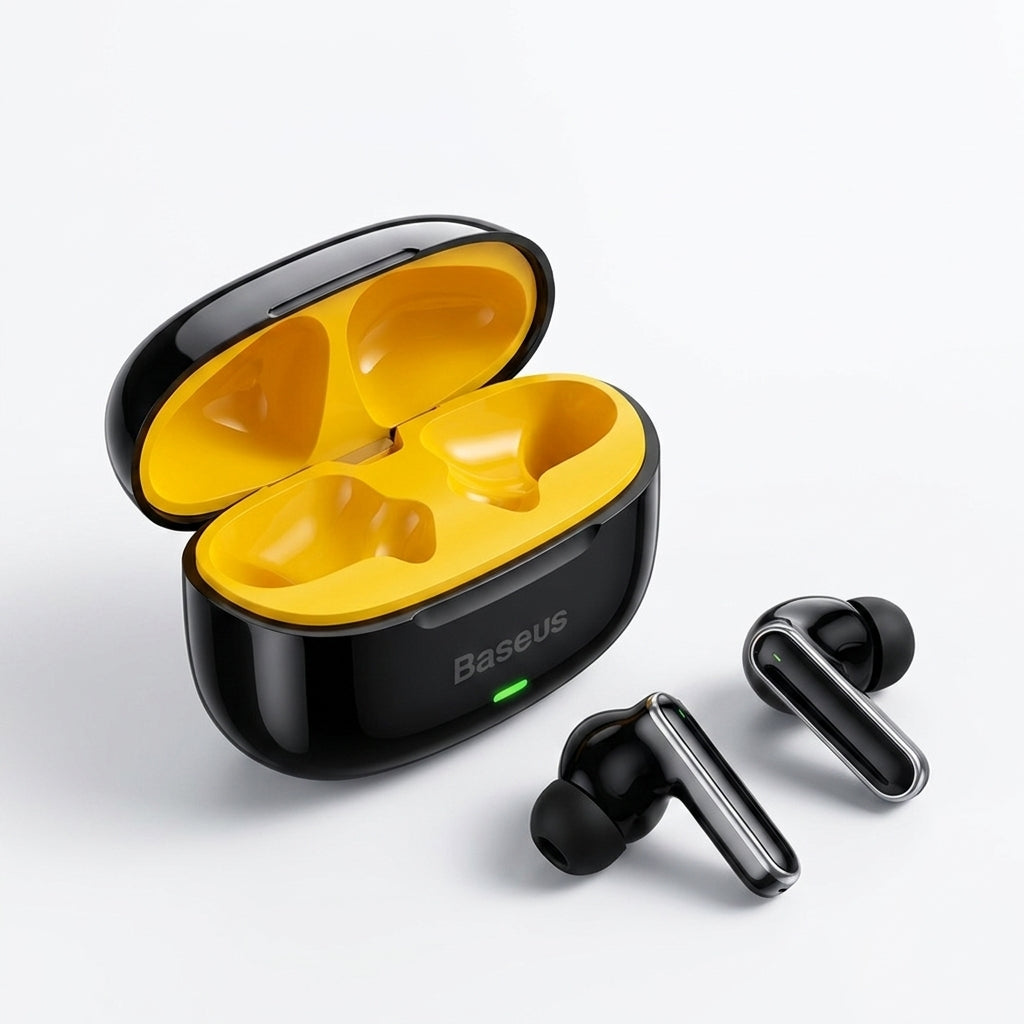 Baseus ANC Wireless Earbuds Bluetooth 5.3 Noise Cancelling Earphones