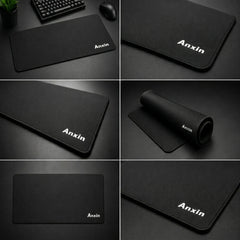 Anxin Extended Gaming Mouse Pad Large Desk Mat with Stitched Edges, Non-Slip, Smooth Surface, Office & Home Setup