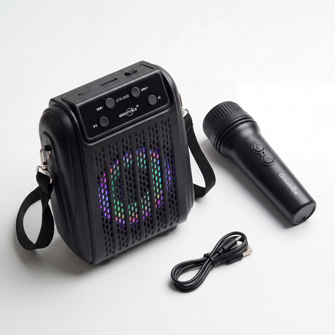 GTS-2005 Portable Wireless Karaoke Speaker with Microphone