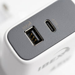 IBEX-06 45W Fast Charger Dual Port (USB-A + USB-C) with 1M Type-C Cable