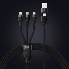 Flash Series II 3 in 2 100W Fast Charging Cable USB-C Lightning Micro USB