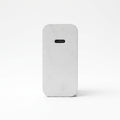 A light gray marble-textured phone case with a rounded rectangular shape and a horizontal cutout near the top, shown on a clean white background.