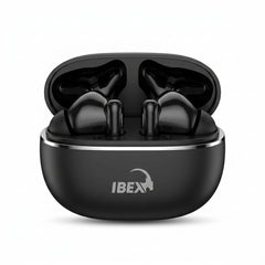 IBEX TWS Wireless Earbuds – Bluetooth In-Ear Earphones with Charging Case