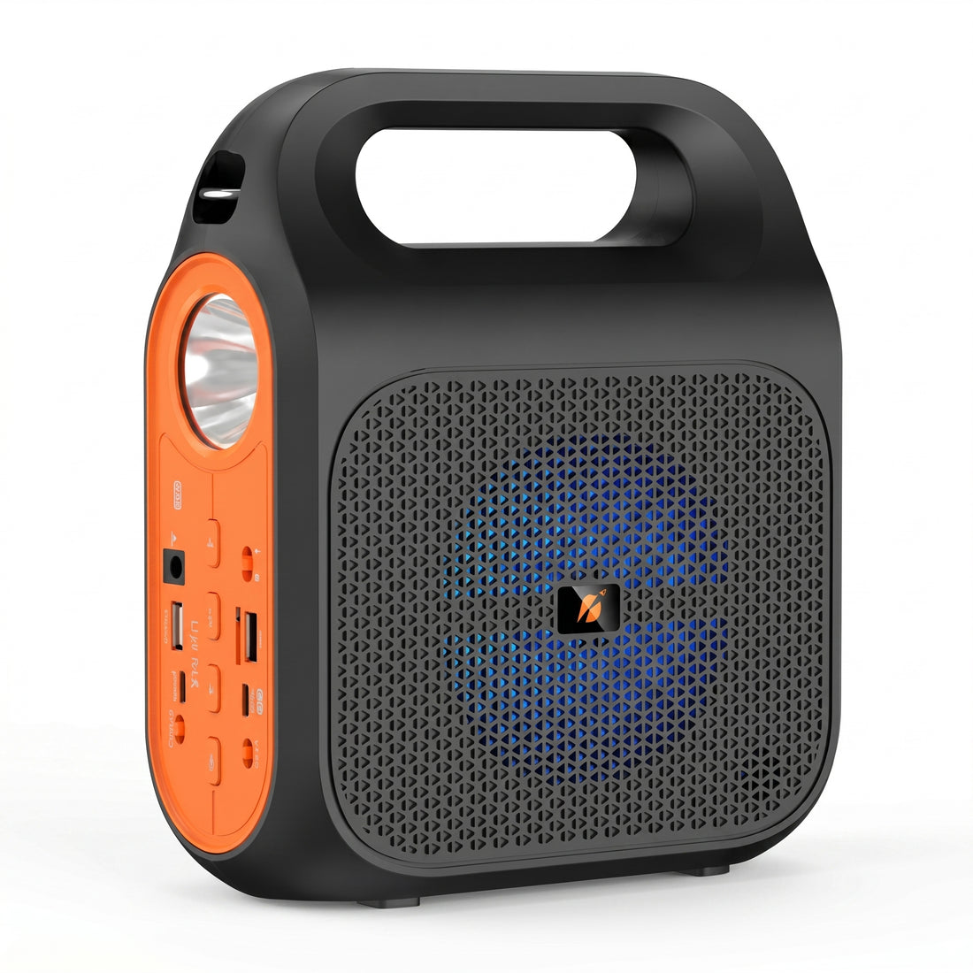 kts 2469 solar bluetooth speaker front view