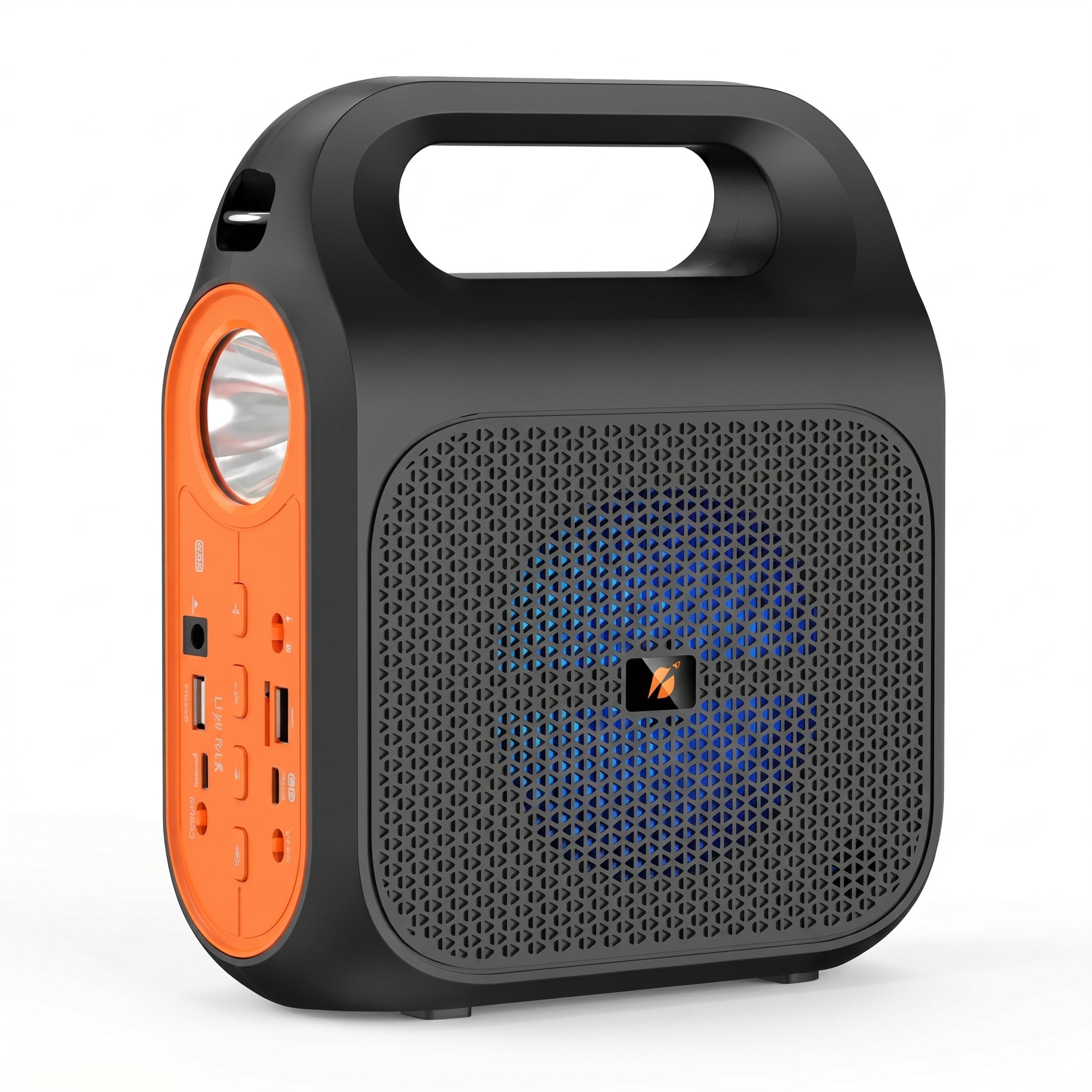 kts 2469 solar bluetooth speaker front view
